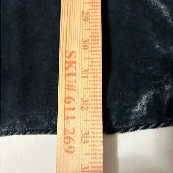 Beautiful Bella Dahl Slate Blue Velvet Halter Mini Dress. Keyhole Back. - Picture 14 of 15